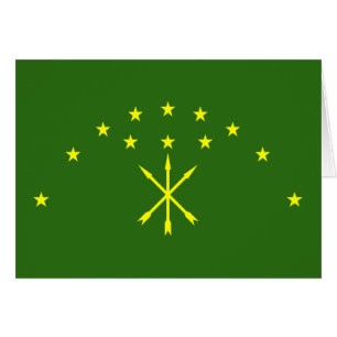 Drapeau Adygea patriotique