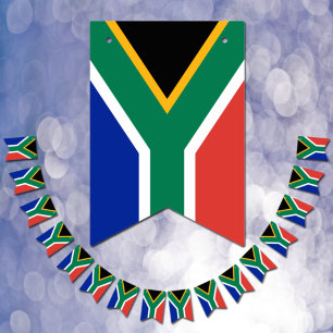 Drapeau africain & Fête Bannière Afrique du Sud /