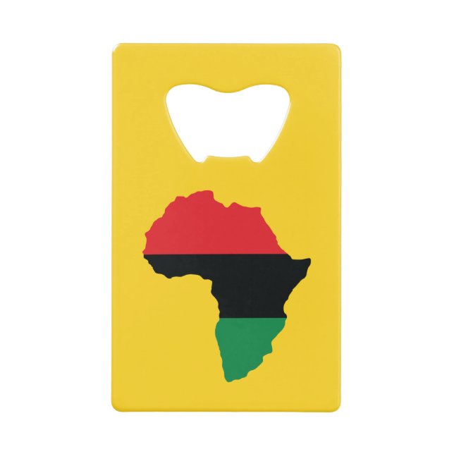 Drapeau Afrique rouge, noire et verte (Devant)