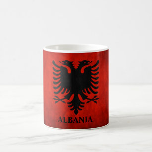 Drapeau albanais café Mug