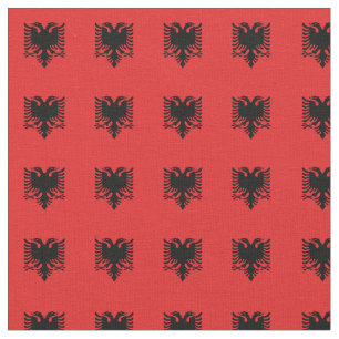Drapeau albanais et tissu tendance albanais