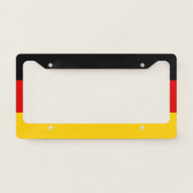 Drapeau allemand Black Red Gold - Cadre de permis