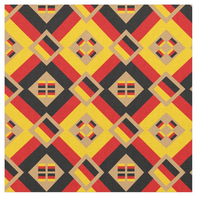 Drapeau allemand et mode allemande branchée Tissu  (Fermer)