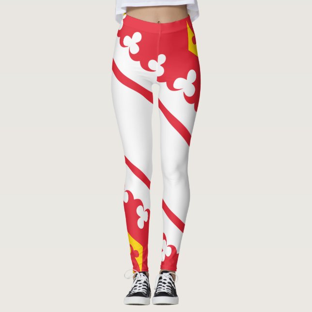 Drapeau alsacien Leggings (Devant)