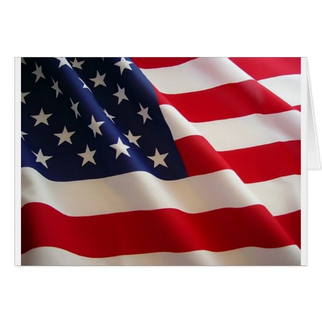 Drapeau américain (Devant horizontal)