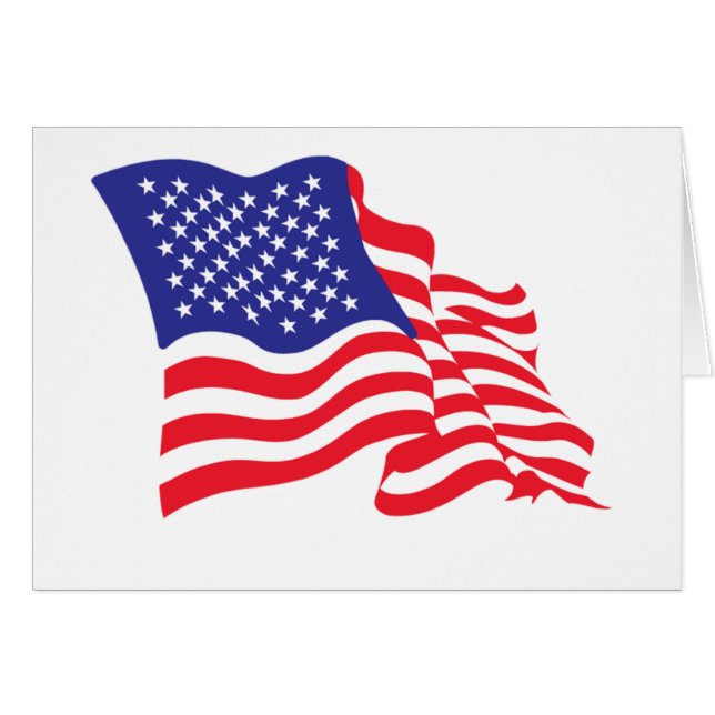 Drapeau américain (Devant horizontal)