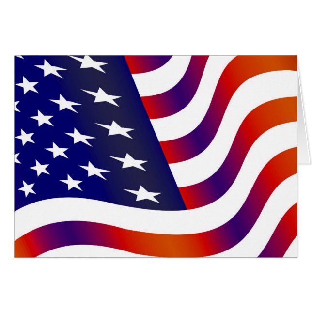 Drapeau américain (Devant horizontal)