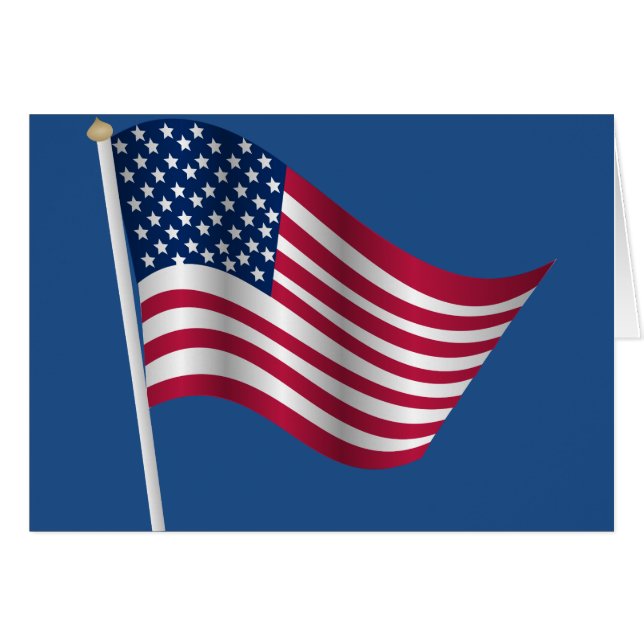 Drapeau américain (Devant horizontal)