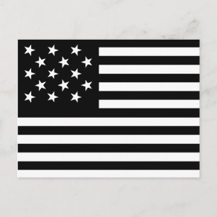 Drapeau américain 15 étoiles sur carte postale