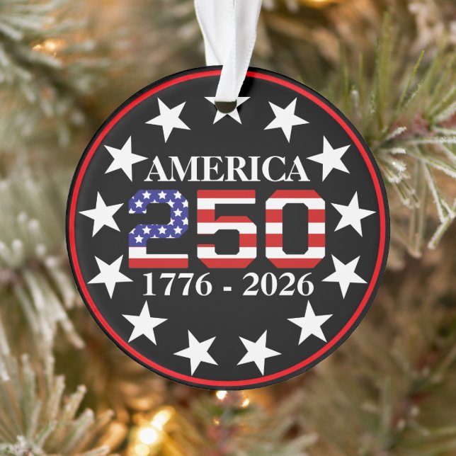 Drapeau américain 250e anniversaire 1776-2026 État (Arbre)