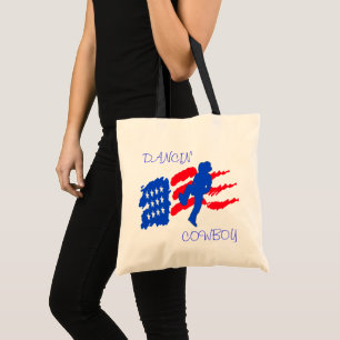 DRAPEAU AMÉRICAIN AVEC SAC DE DANSER DE LIGNE