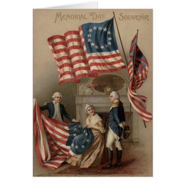 Drapeau américain Betsy Ross George Washington (Devant)