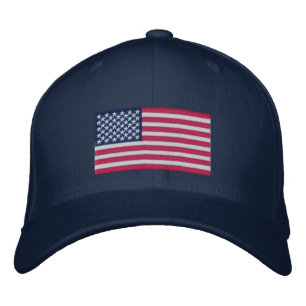 Drapeau américain Casquette brodé