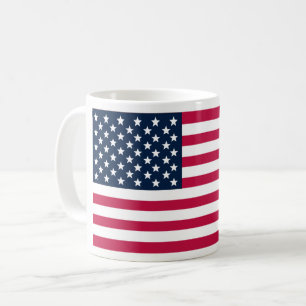 Drapeau américain de café Mug
