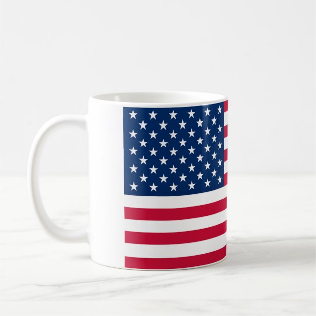 Drapeau américain de café Mug (Gauche)