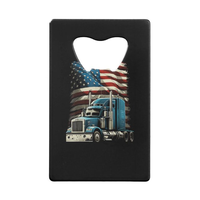 Drapeau américain de camionnette pour voiture patr (Devant)