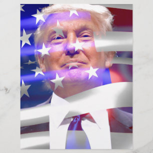 drapeau américain donald trump