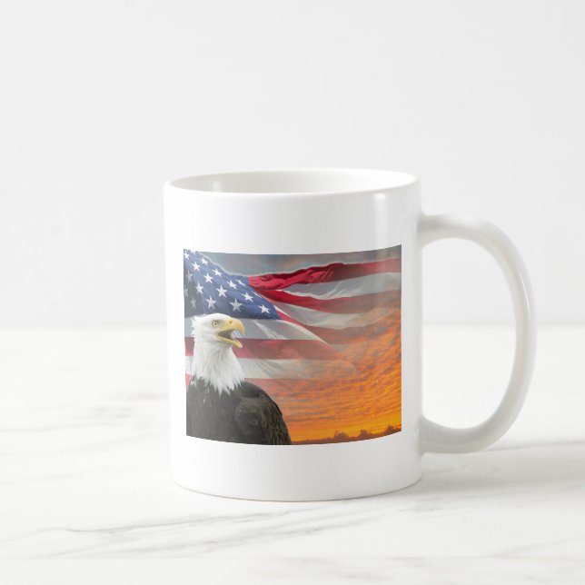 Drapeau américain Eagle Mug (Droite)