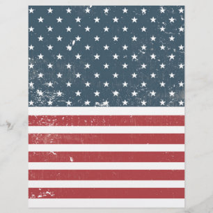 drapeau américain en détresse