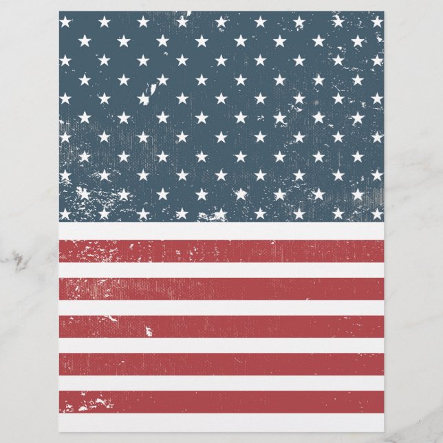 drapeau américain en détresse (Devant)