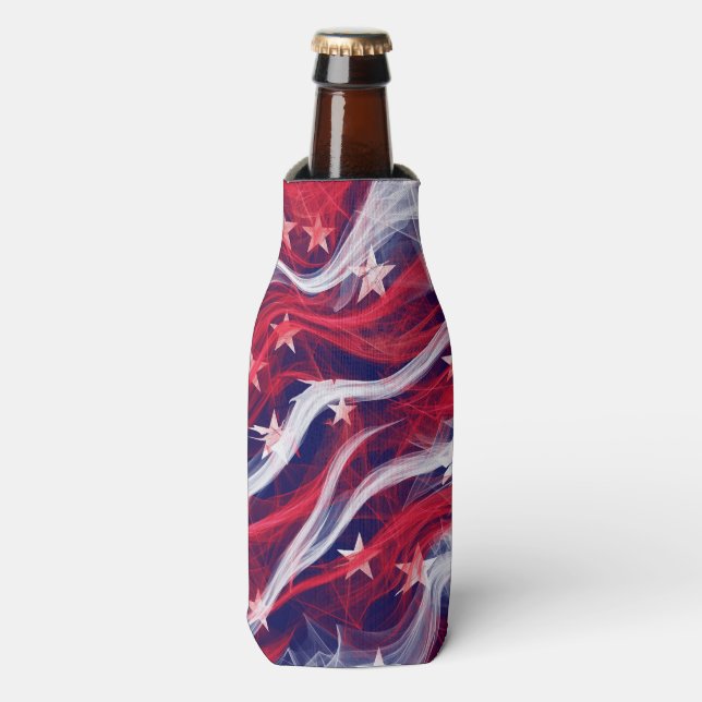 Drapeau américain Glacière de bouteille personnali (Bottle Devant)
