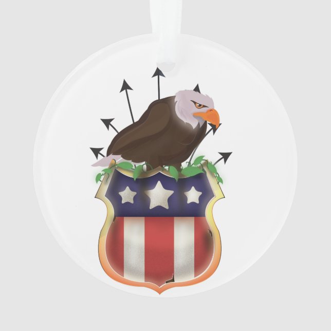 Drapeau américain Golden Eagle Stars and Stripes (dos)
