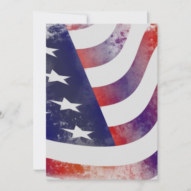 Drapeau américain Grunge (Devant)