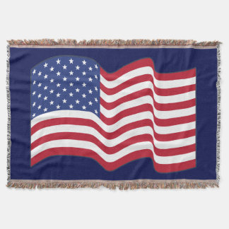 Drapeau américain Jeter cadeau de couverture