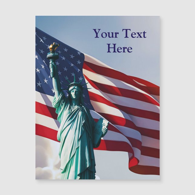 Drapeau américain Lady Liberty (Devant)