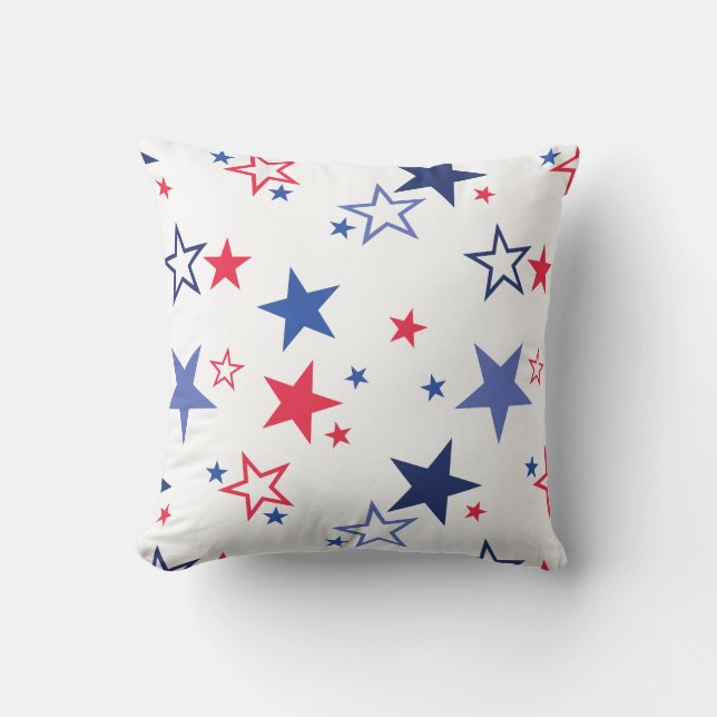 Drapeau américain lancer oreiller (Recto)