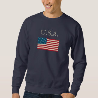 Drapeau américain masculin Cadeau Sweatshirt améri