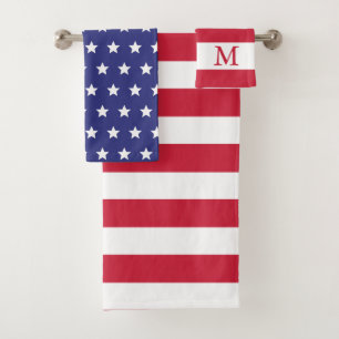 Drapeau américain patriotique blanc et bleu rouge