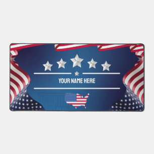 Drapeau américain patriotique personnalisé Mat