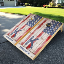 Drapeau américain patriotique vintage stries et ét