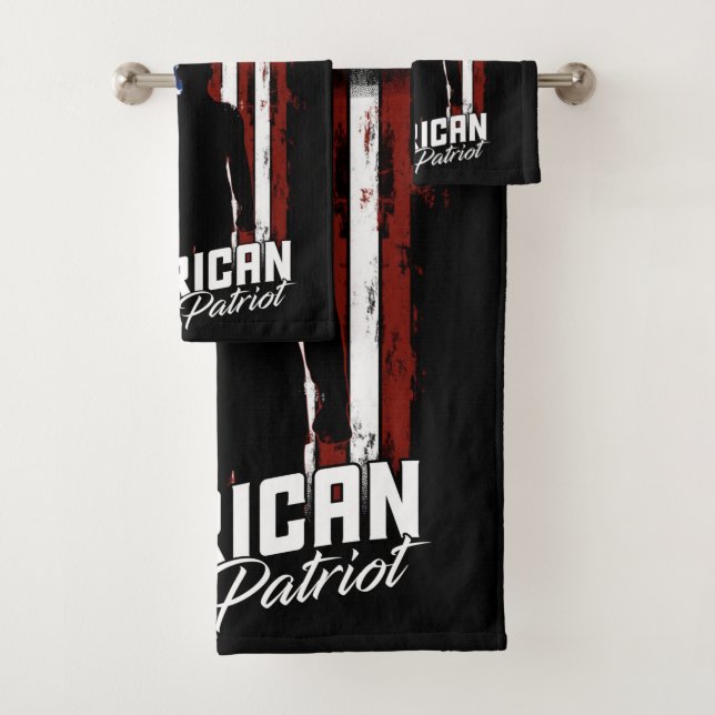 Drapeau américain personnalisé Patriot Soldier USA (En situation)