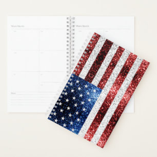 drapeau américain rouge blanc brillant parties sci