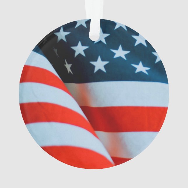 Drapeau américain rouge blanc et bleu (dos)