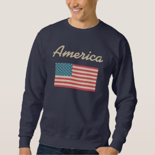 Drapeau américain Sweatshirt cadeau de chemise pou