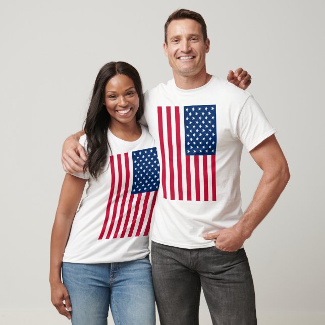 Drapeau américain T-Shirt USA - Patriotique (Unisexe)