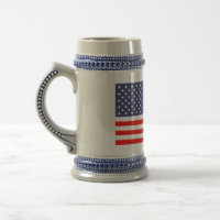 Drapeau américain tasse à bière