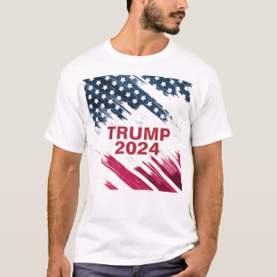 Drapeau américain Trump T-Shirt 2024