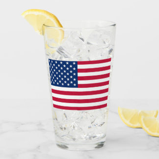 Drapeau américain - Verre à pinte