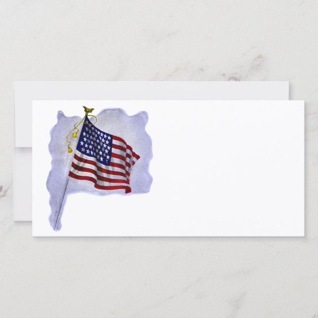 Drapeau américain vintage aux couleurs patriotique (Devant)