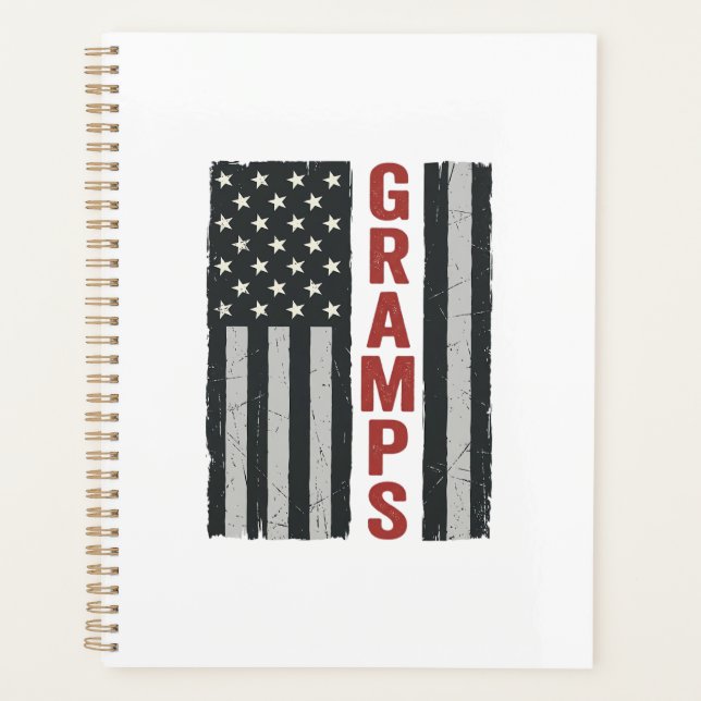 Drapeau américain vintage vectoriel patriotique Gr (Devant)