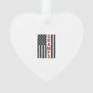 Drapeau américain vintage vectoriel patriotique Gr