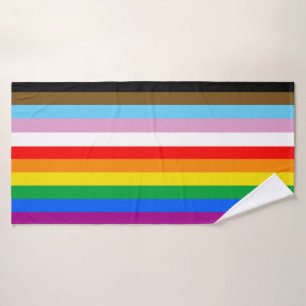 Drapeau arc-en-ciel de la fierté LGBTQ+ INCLUSIF