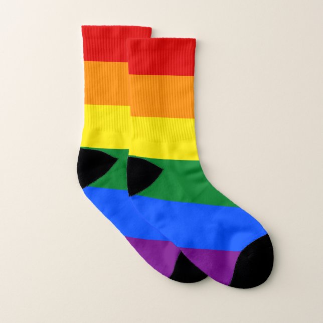 Drapeau arc-en-ciel LGBT (Paire)