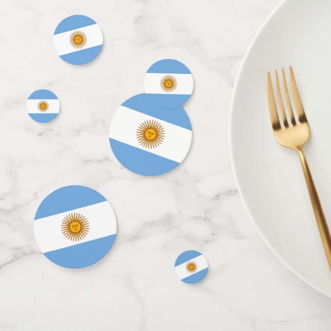Drapeau argentin Table Confetti (Groupe)