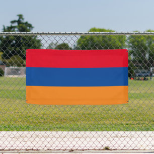 Drapeau arménien de l'Arménie bannière personnalis