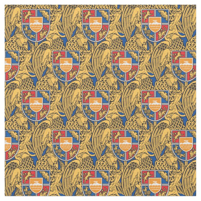 Drapeau arménien & emblème arménien Mode tissu  (Fermer)